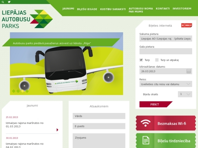Liepājas autobusu parks, AS